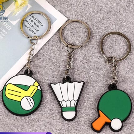 PVC Keychains Custom Shaped