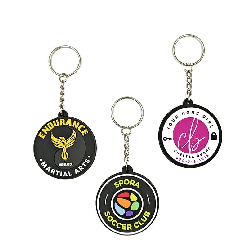 PVC Keychains Custom Shaped