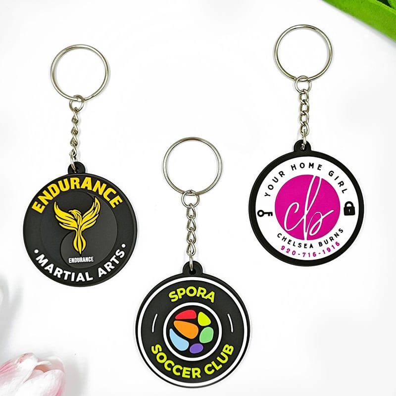 PVC Keychains Custom Shaped