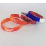 rainbow silicone bracelet