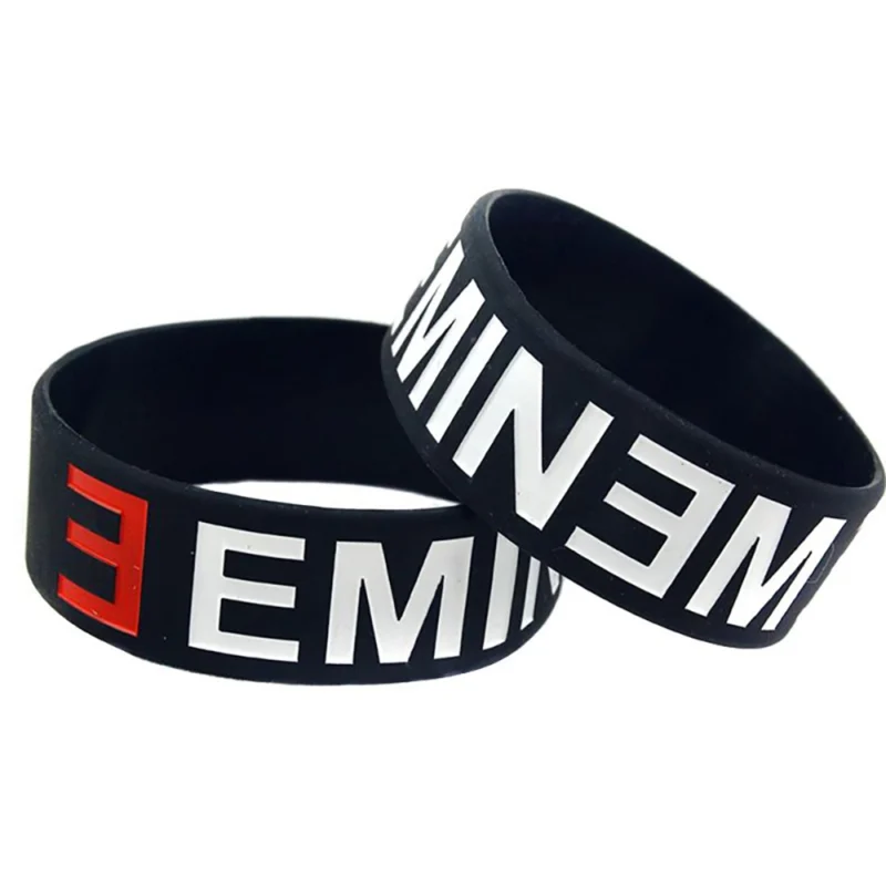 black silicone wristbands