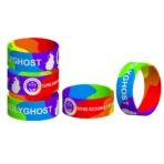 rainbow silicone bracelet