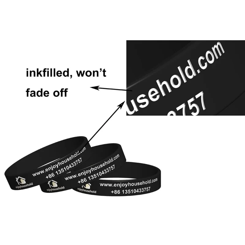 Promotional silicone bands