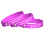 black silicone wristbands adult sizes