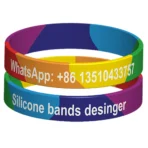 rainbow silicone bracelet