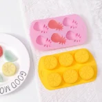 Silicone pineapple shape Ice cubes For Whiskey Cocktails top quality food grade silicone durable material made design and sample free Model No. ENJOYHOUSE-212 - Image 2