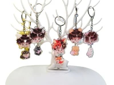 Acrylic cartoon Keyrings