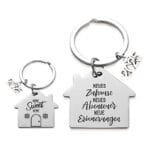 House Shaped Keyring