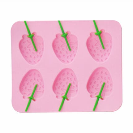 strawberry silicone Ice mold