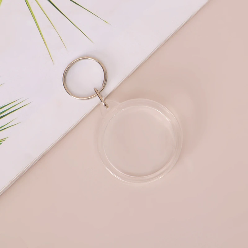 clear Acrylic Keyrings 