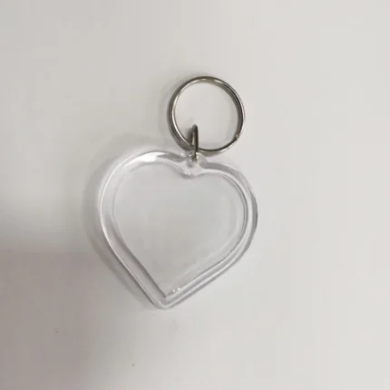 Acrylic heart Keychains