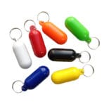 Capsule-Shaped ABS Keychain