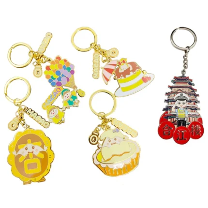 Key Ring With Zinc Alloy
