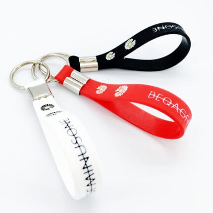 loop Silicone custom keychain