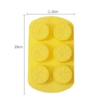 orange shape silicone Ice mold