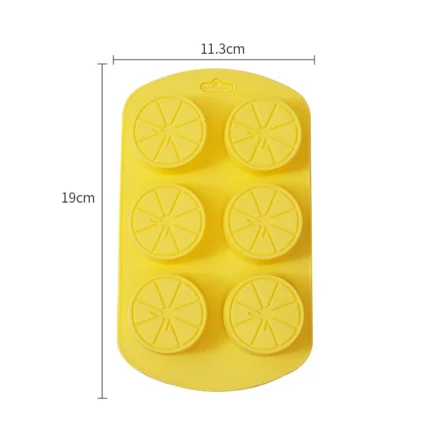orange shape silicone Ice mold