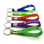 Silicone bracelet Keyrings