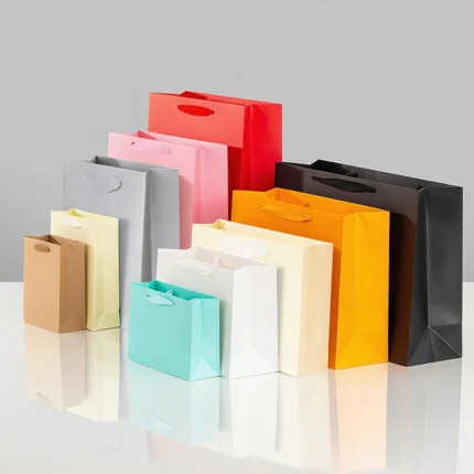 Eco-Friendly Kraft Shopping Bags