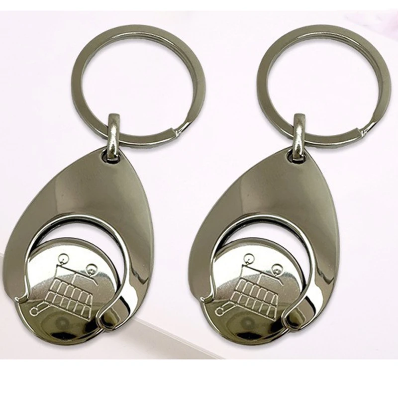 cart Coin with keyring