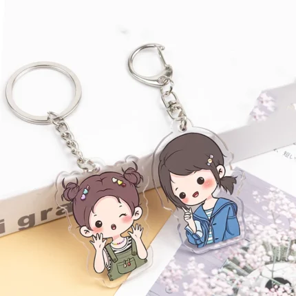 clear Acrylic Keyrings