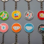 Zinc Alloy Made Plating Key Chain
