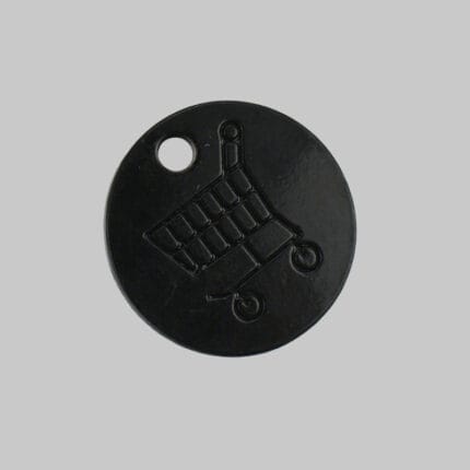 Shopping Token Coin Keychain
