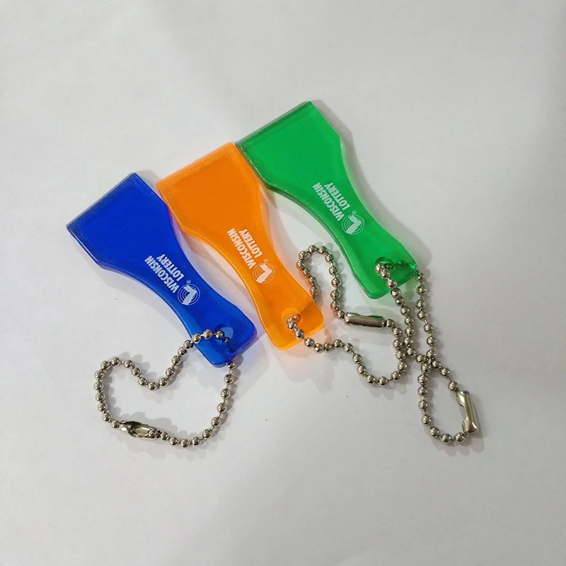 Plastic Scraper Keychain