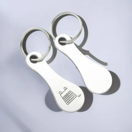 cart Coin with keyring