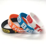 Ink injected wristbands