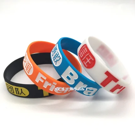 Ink injected wristbands
