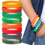 Colour filled options bands