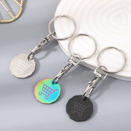 Coin Keychain Zinc Alloy