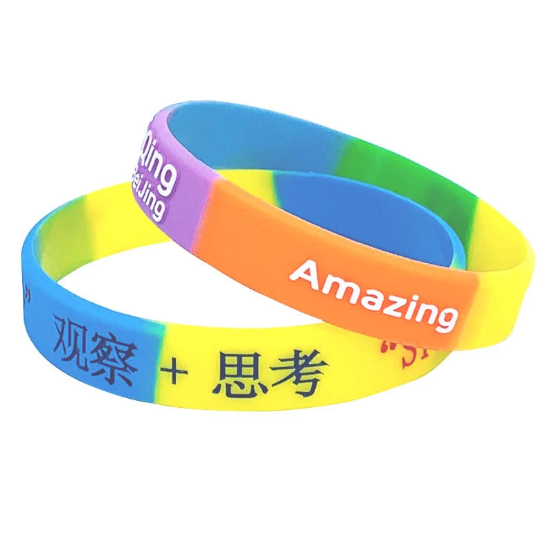 Silicone wristbands with logo