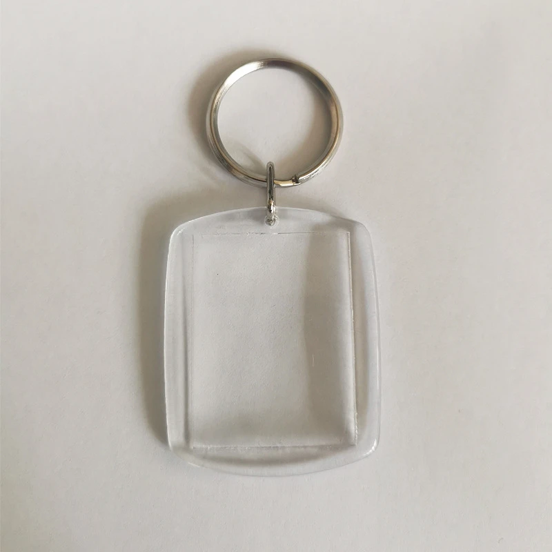 clear Acrylic Keyrings 