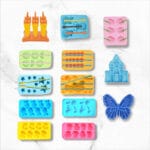 different shapes silicone Ice molds