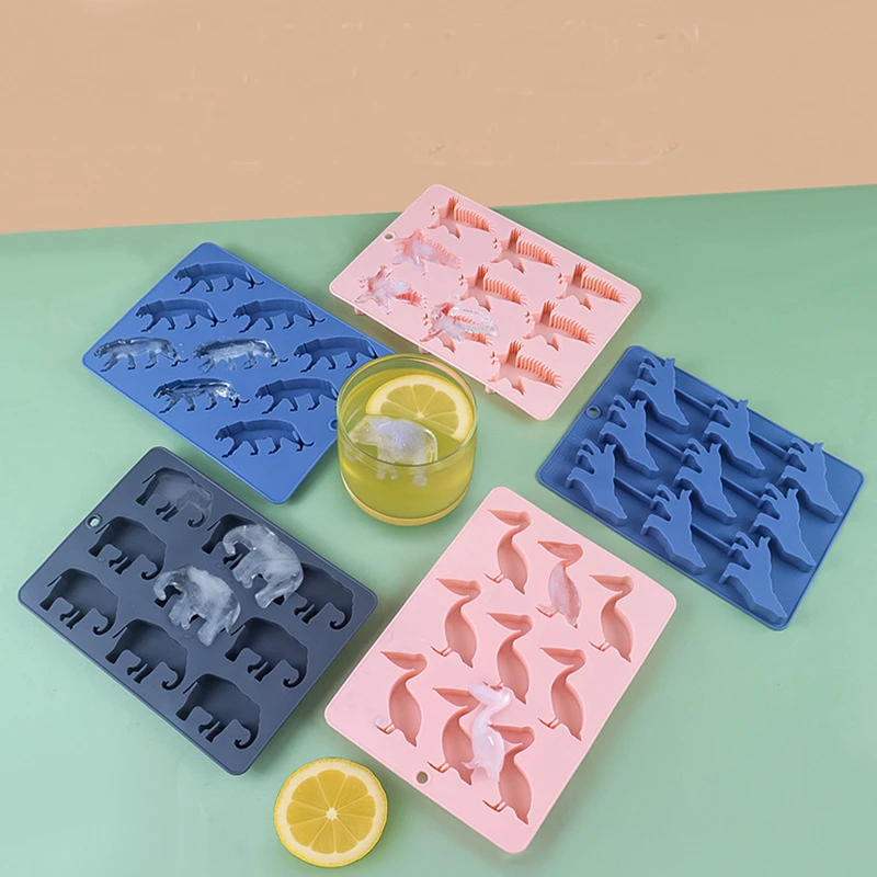 silicone animal shape Ice box