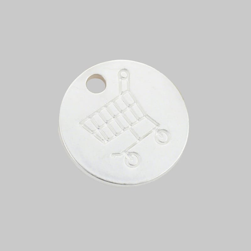 steel Keychain Token 