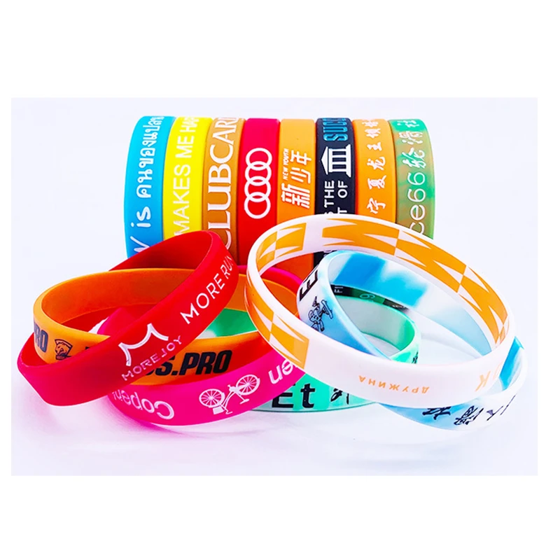 Silicone wristbands with logo