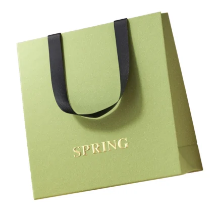 clothes bags foil logo