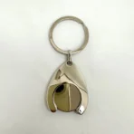 Custom Trolley Coin Keychain