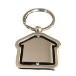 shape keychain spinning house