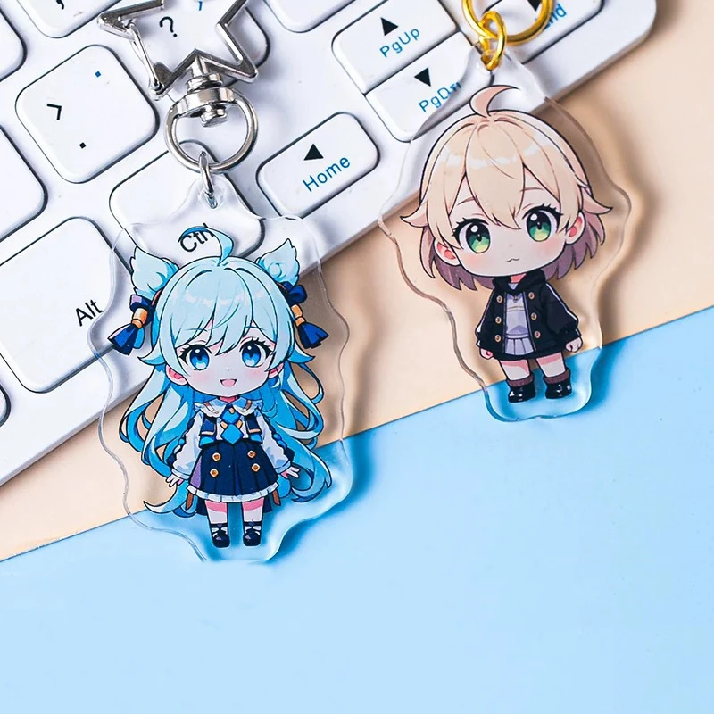 clear Acrylic Keyrings 