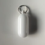 Capsule-Shaped ABS Keychain