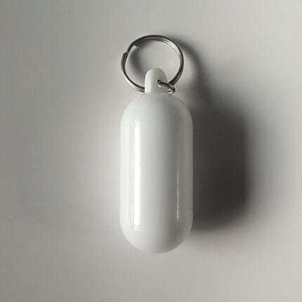 Capsule-Shaped ABS Keychain