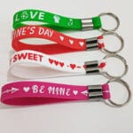 silicone loop keychains