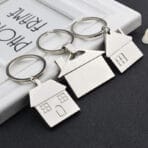 House Shaped Keyring