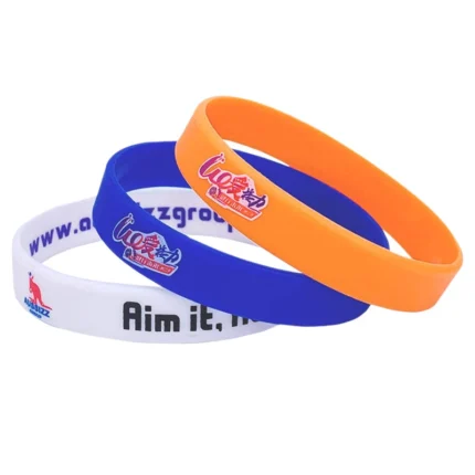 Promotional silicone wristbands