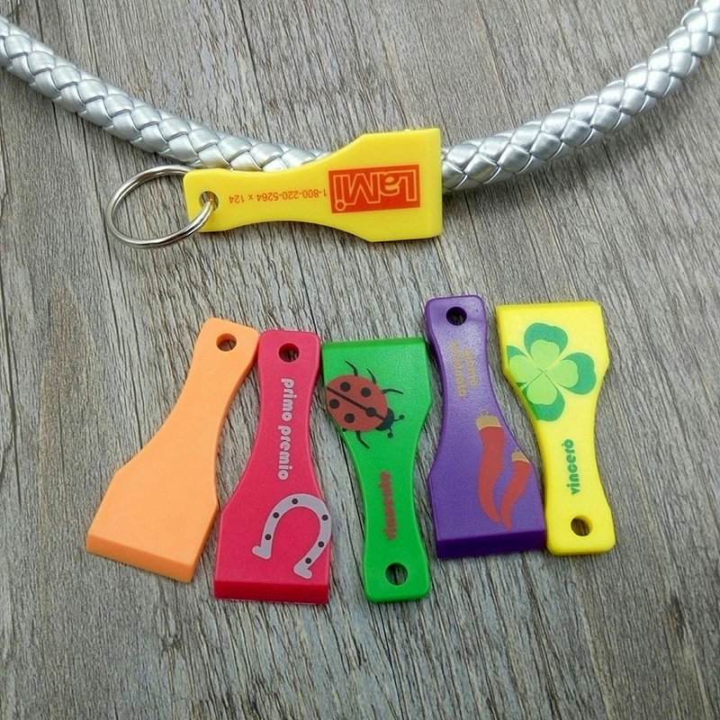 Plastic Scraper Keychain