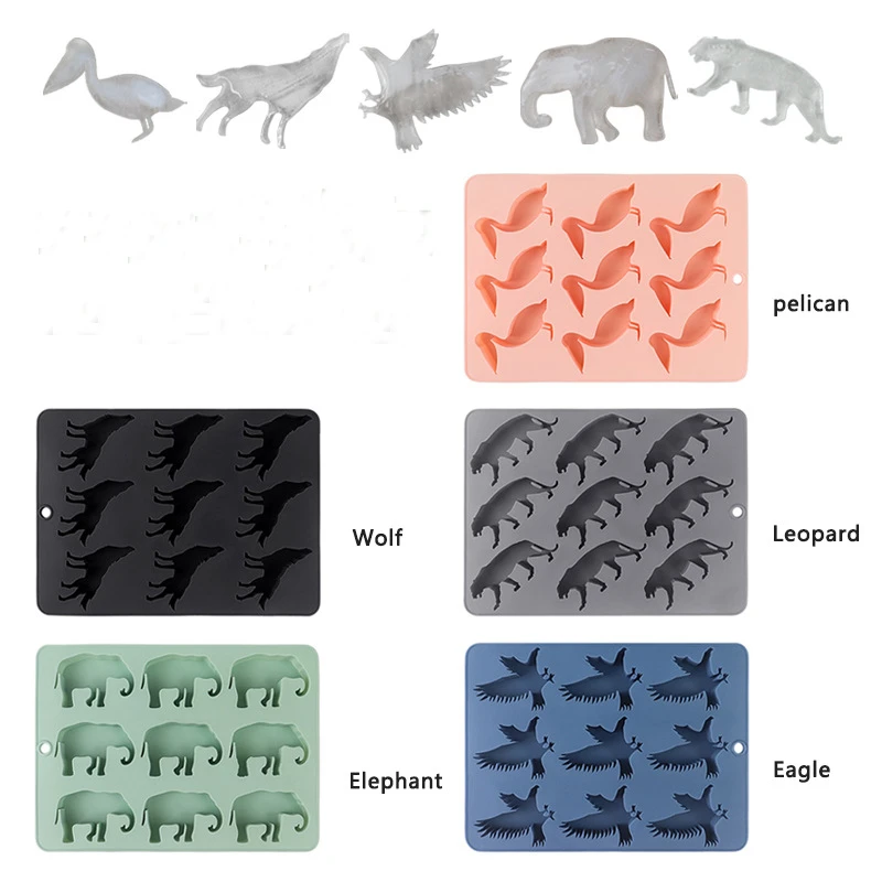 silicone animal shape Ice box