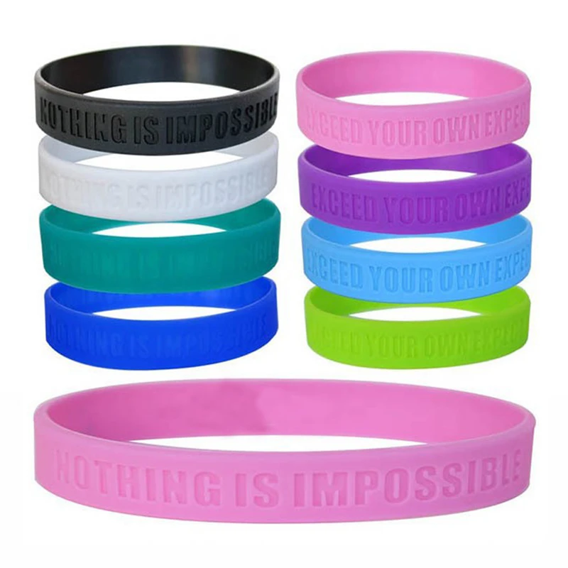 Silicone wristbands with logo